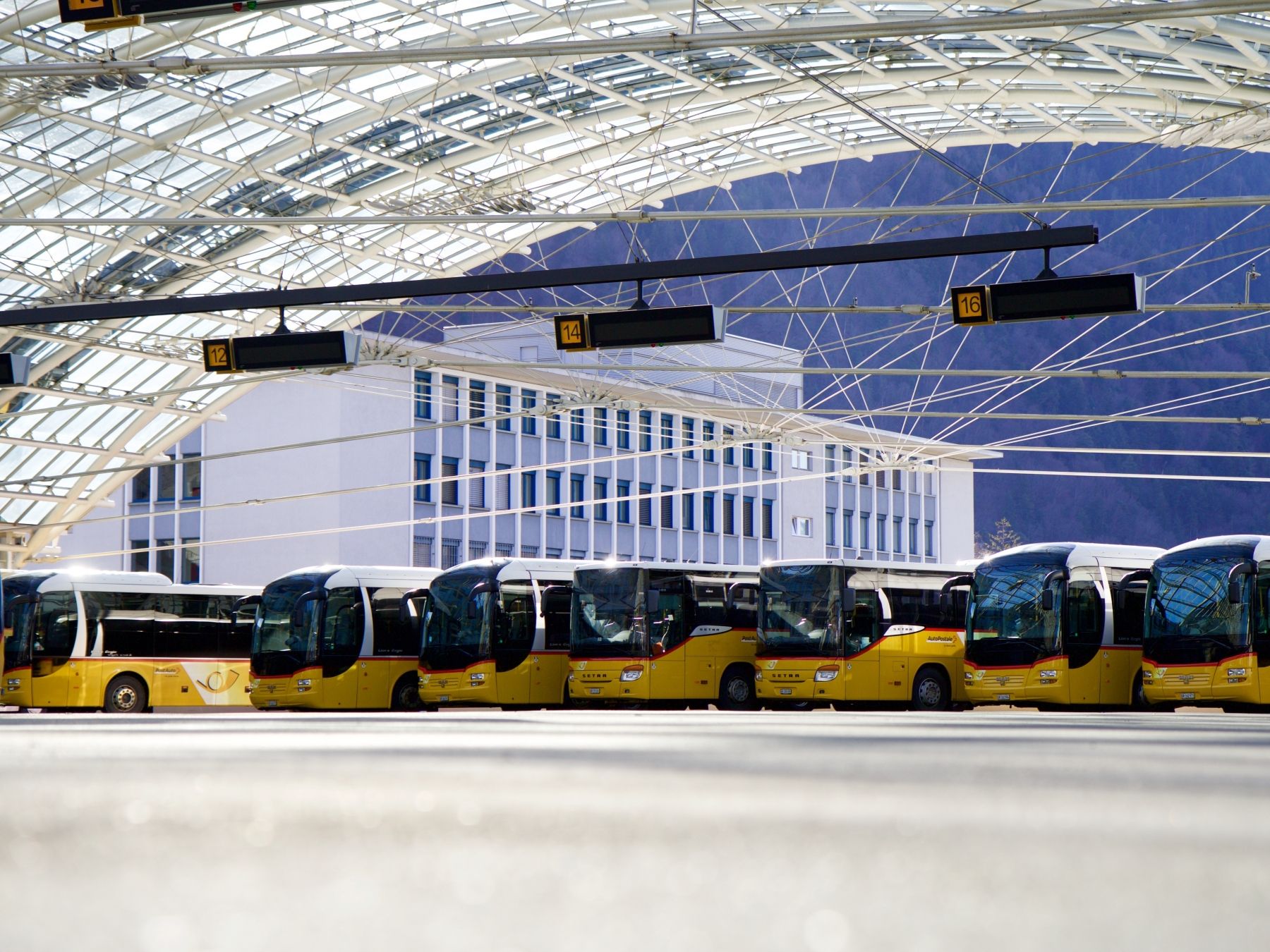 Postauto Station in Chur