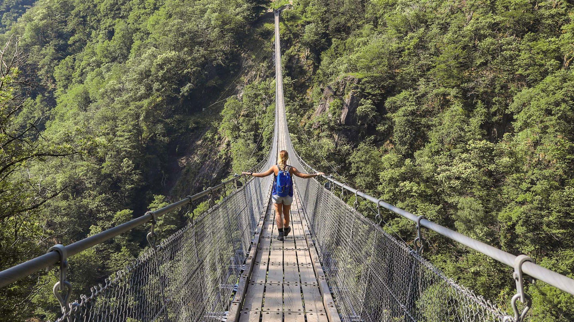 Tessin Tibetische Brücke ch