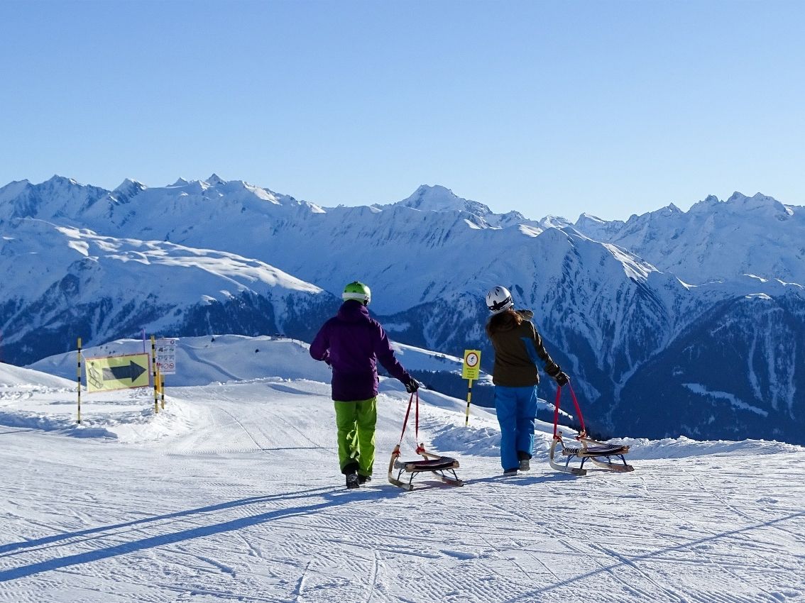 Schlitteln Riederalp