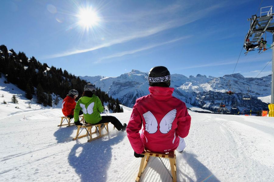 Brunni Engelberg Schlitteln