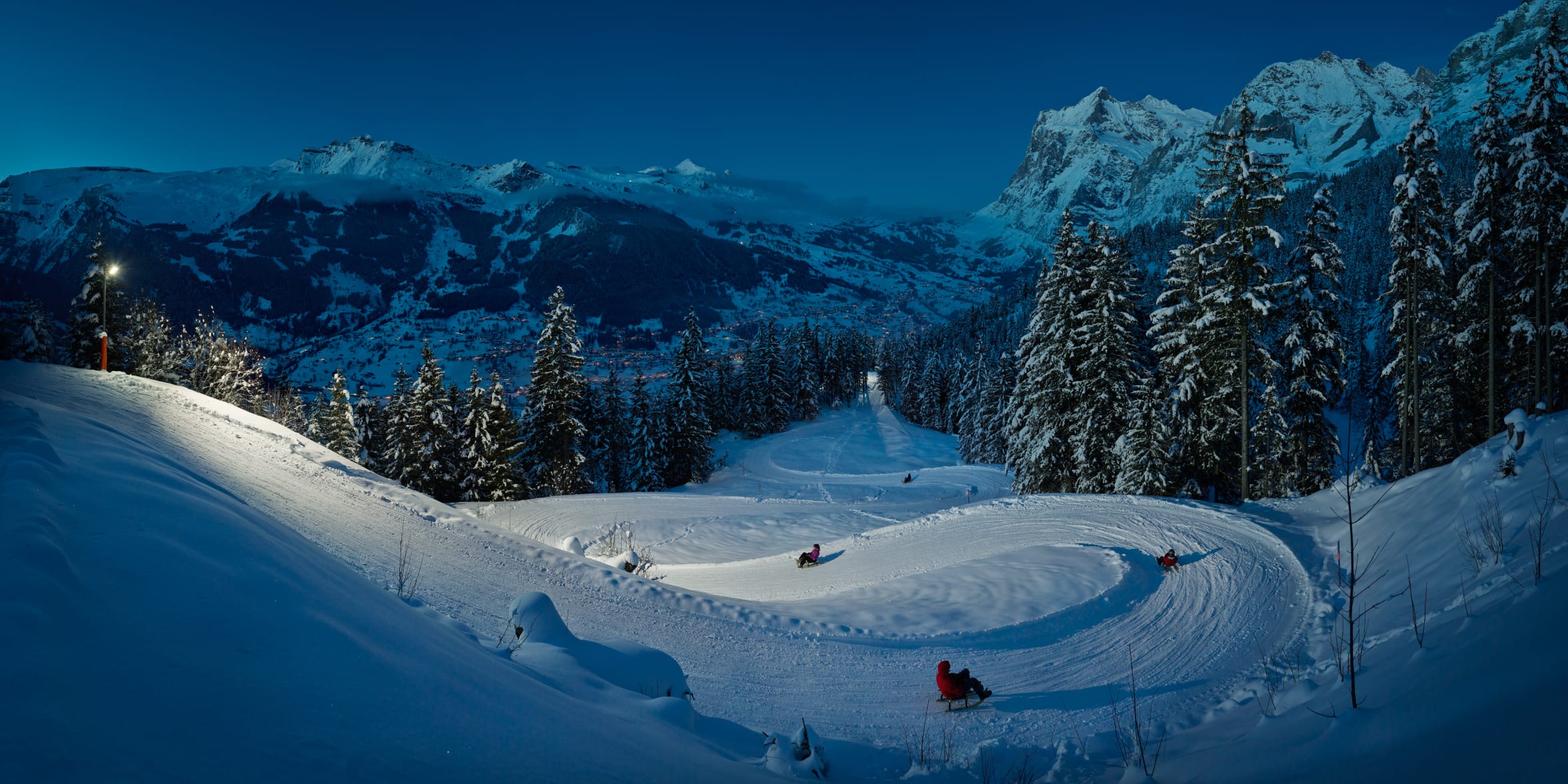 Nachtschlitteln Eiger Run Grindelwald