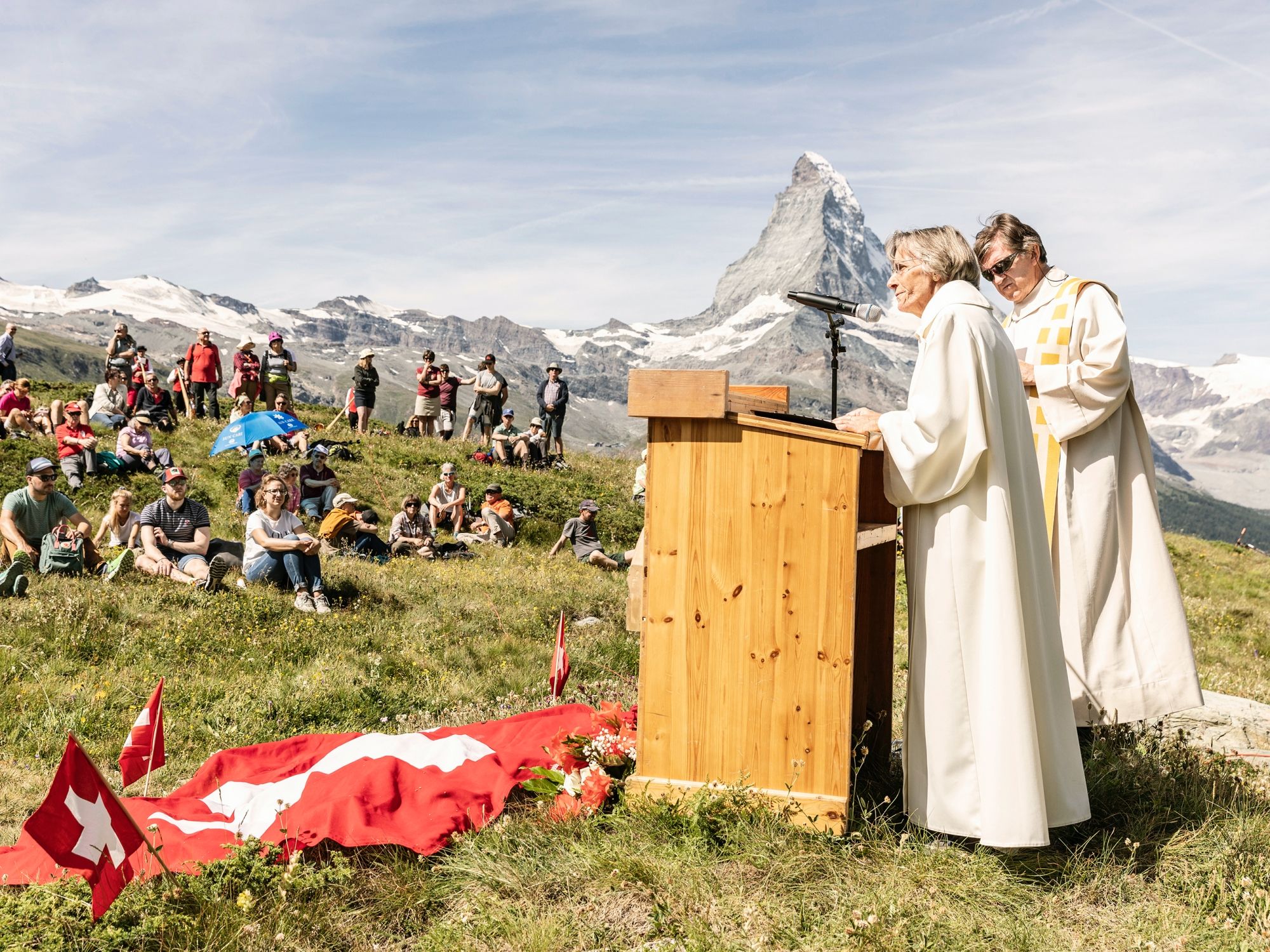 Zermatt Nationalfeiertag Matterhorn