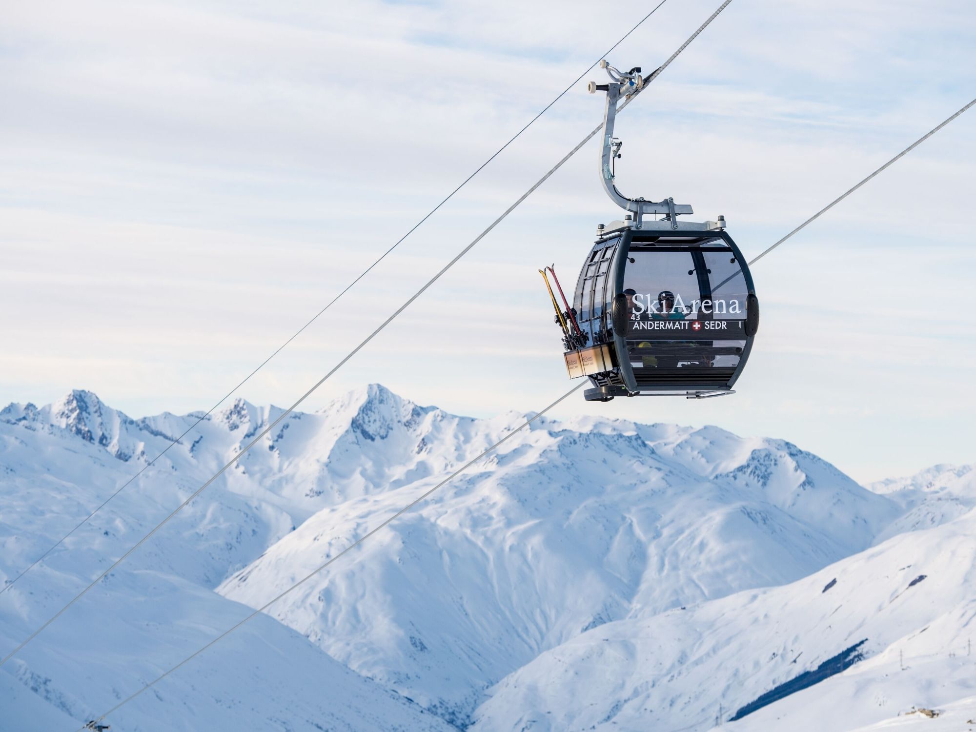 Skifahren Andermatt Sedrun