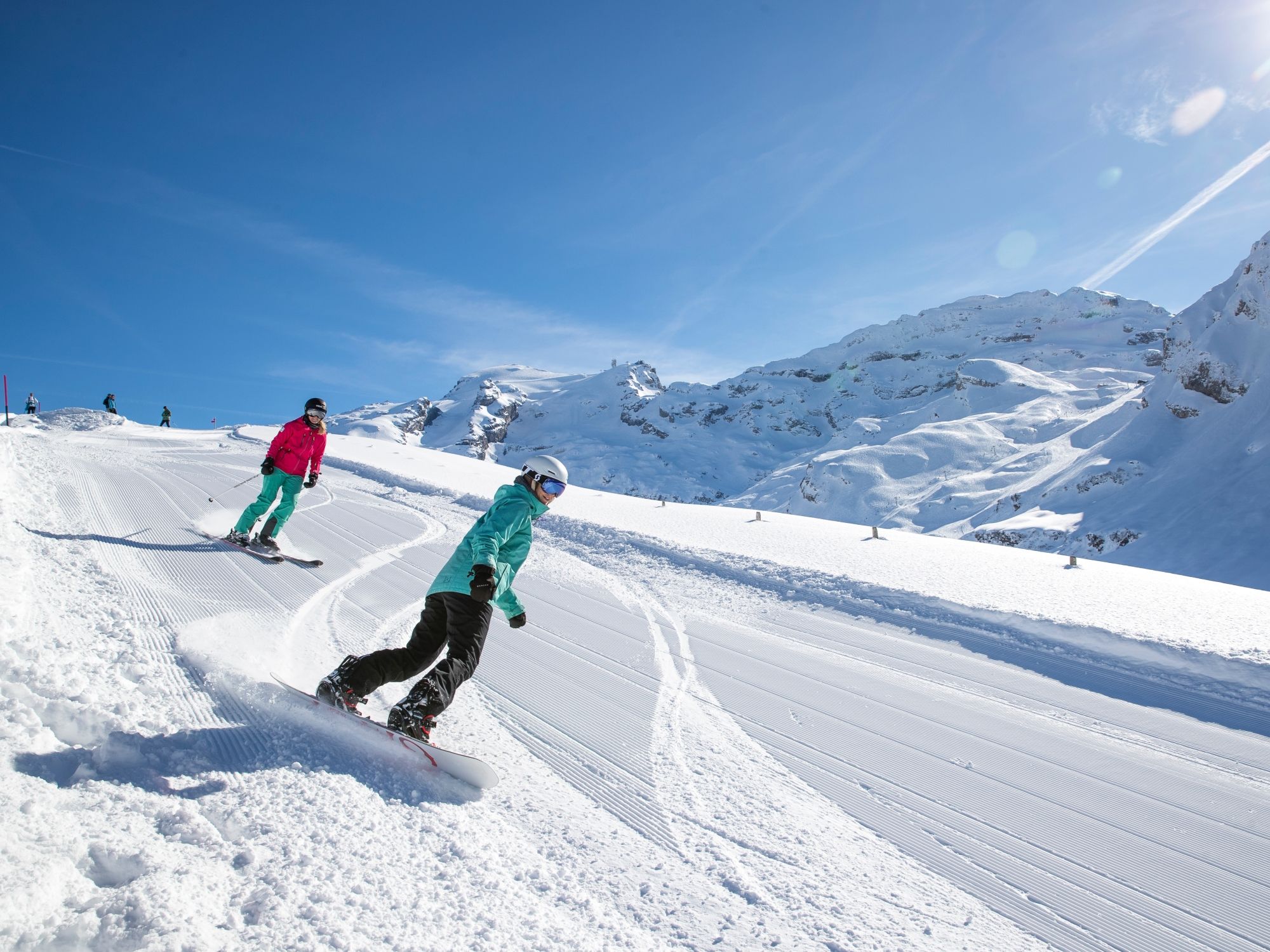 Skifahren Titlis Engelberg