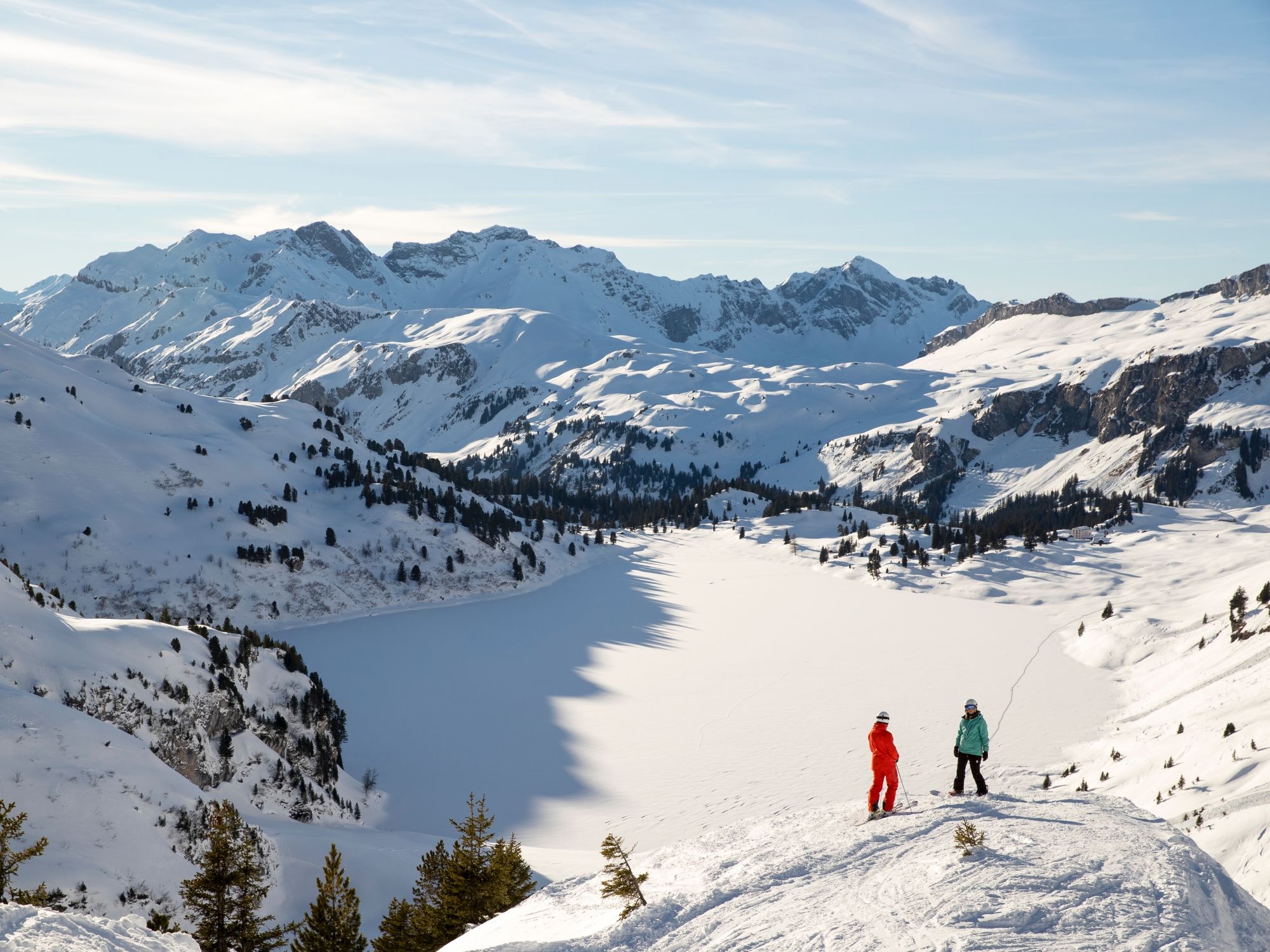 Skifahren Titlis Engelberg off piste