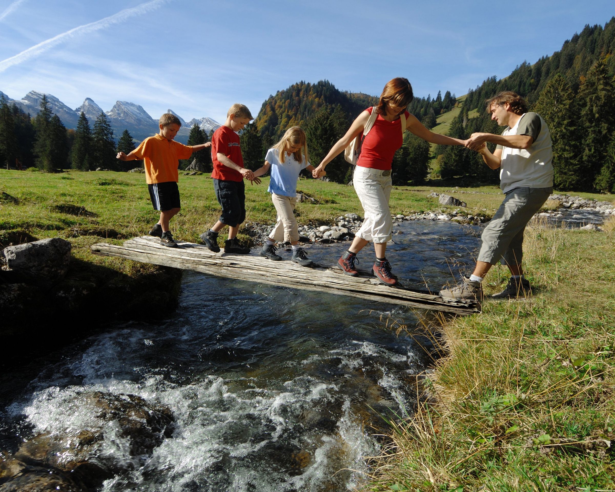 Wandern Schweiz Thurfaelle