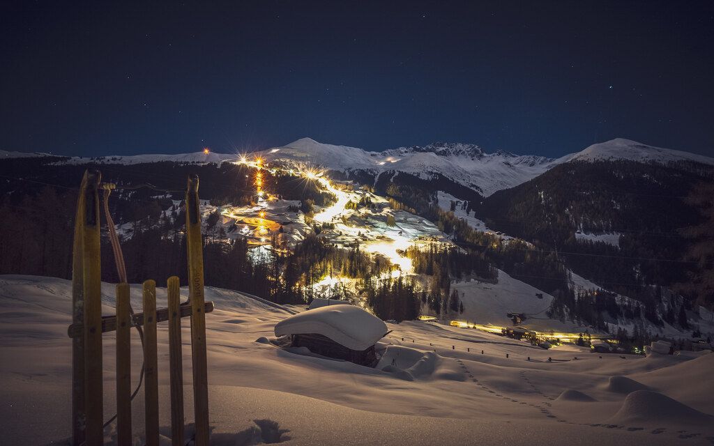Nachtschlitteln Davos Rinerhorn
