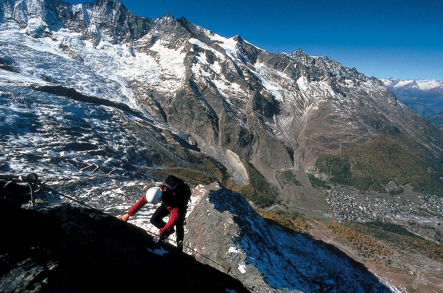 Saas-Fee Klettersteige im Saastal  