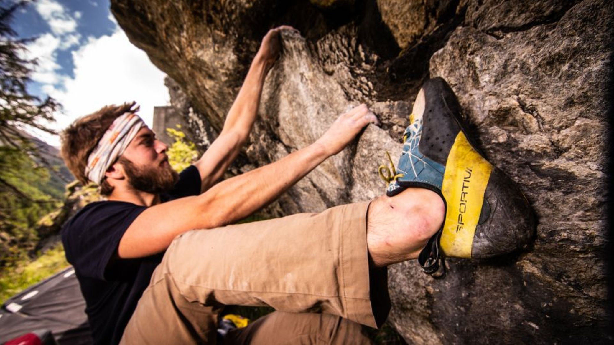 Saas-Fee Kapellenweg Bouldern