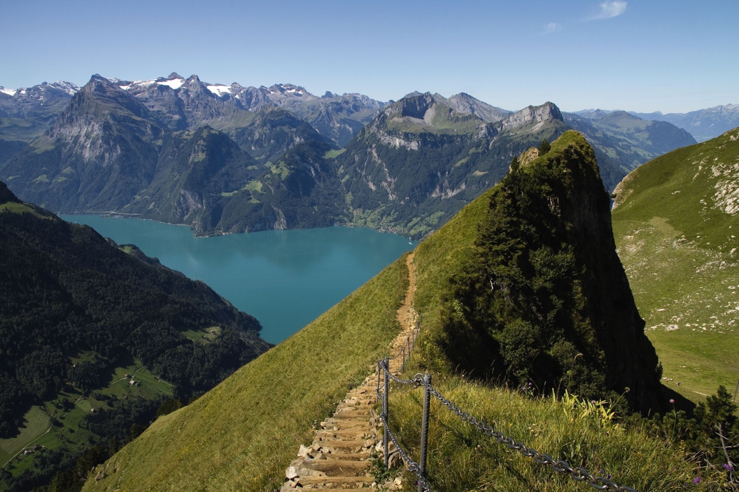 Wandern Schweiz Gratweg Stoos