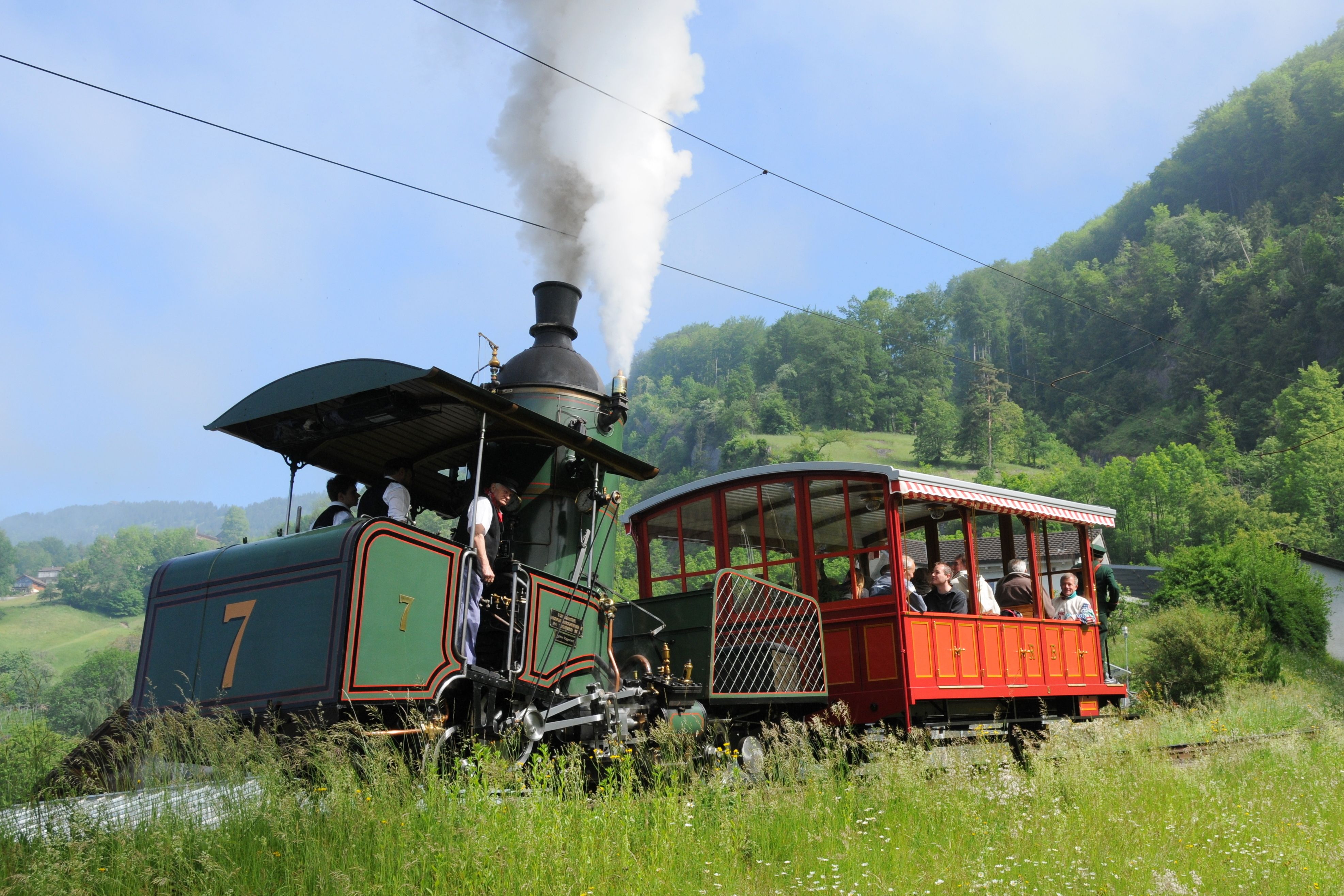 Rigi historische Dampffahrt