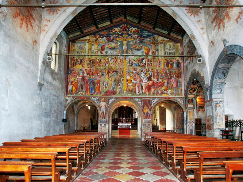 Tessin Fresken in der Luganer Kirche Santa Maria degli Angioli Tessin Bleniotal - Zur Verfügung gestellt von: www.ticino.ch
