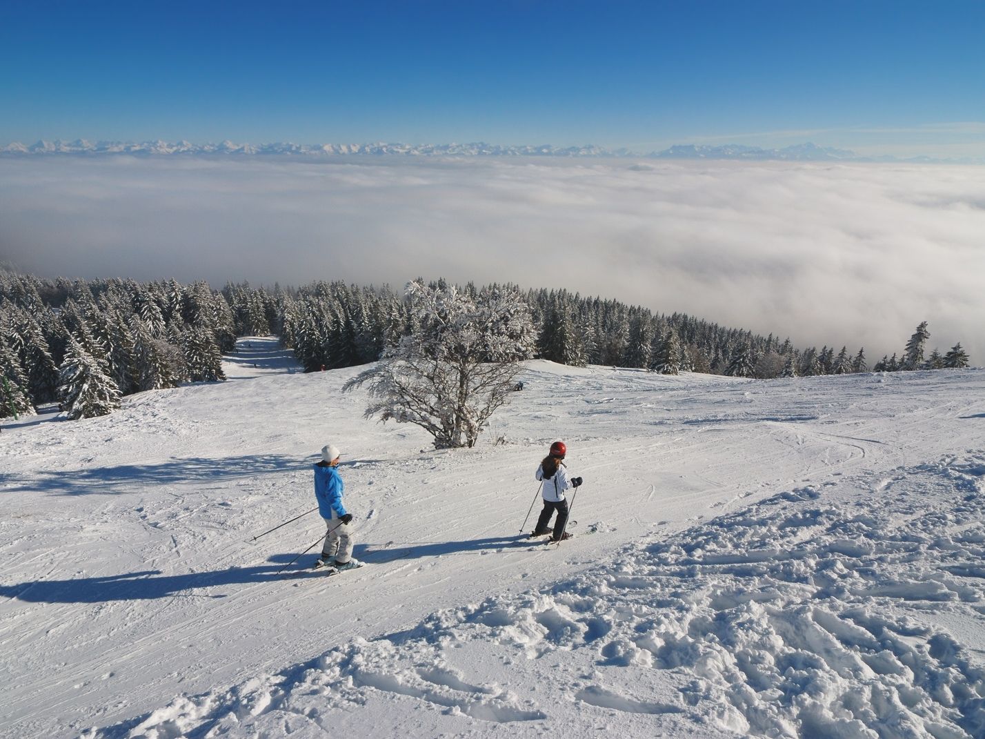 Skifahren Jura
