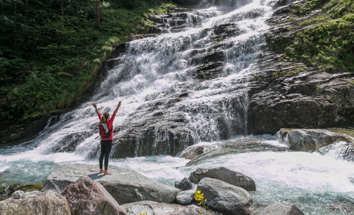 Tessin Foroglio Wasserfall - Zur Verfügung gestellt von: www.ticino.ch