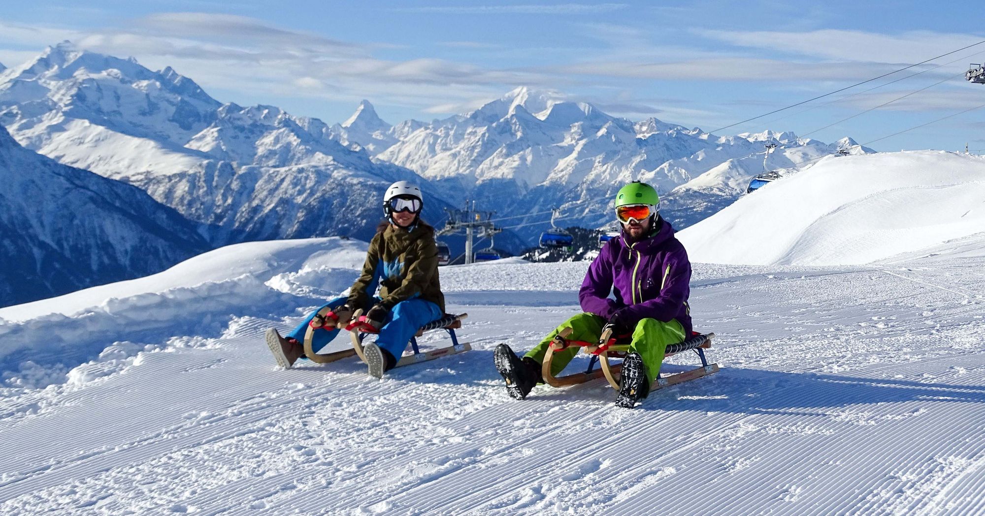 Aletsch Arena Riederalp Schlitteln