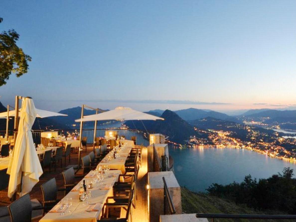 Tessin Ristorante Vetta am Monte Brè - zur Verfügung gestellt von: www.ticino.ch