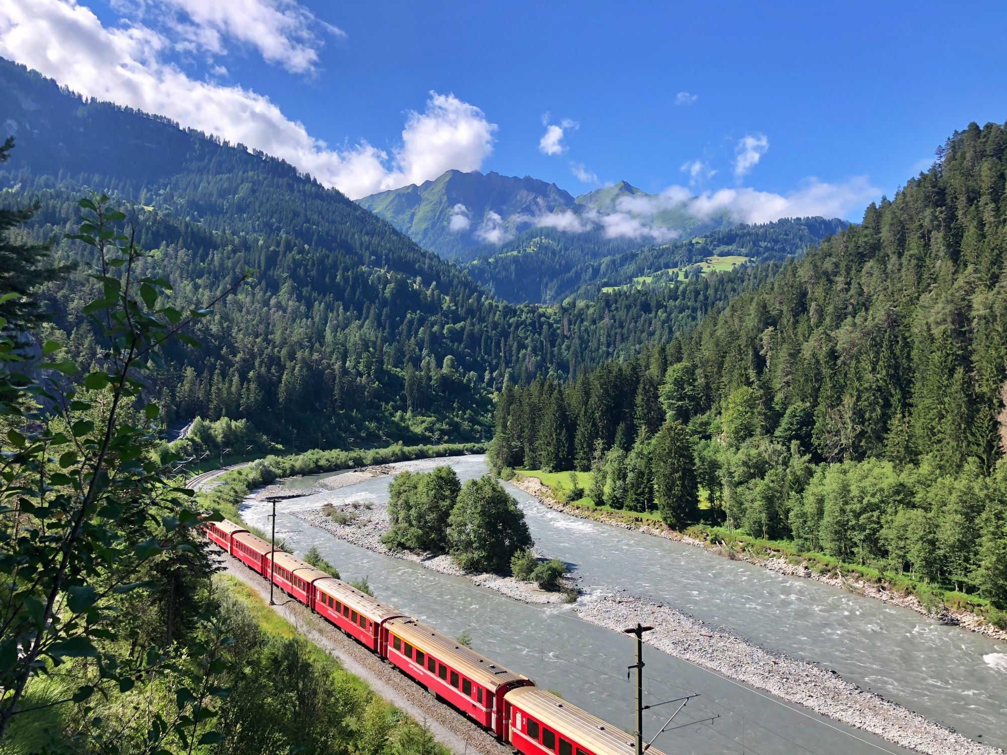 Rhätische Bahn Rheinschlucht