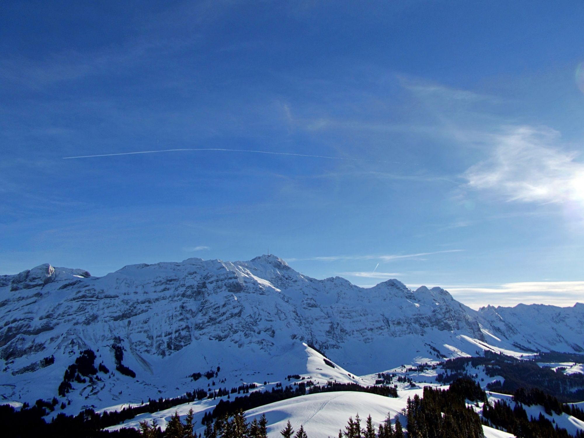 Kronberg Aussicht Säntis
