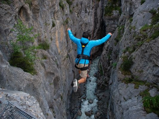 Canyon Swing Grindelwald Gletscherschlucht | Swiss Activities