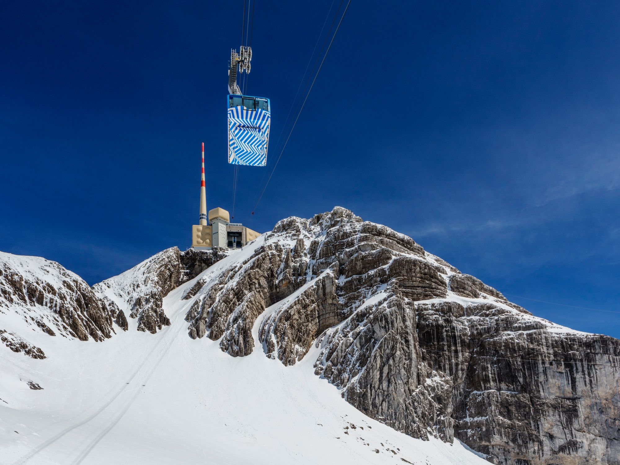 Säntis Bahn Gipfel