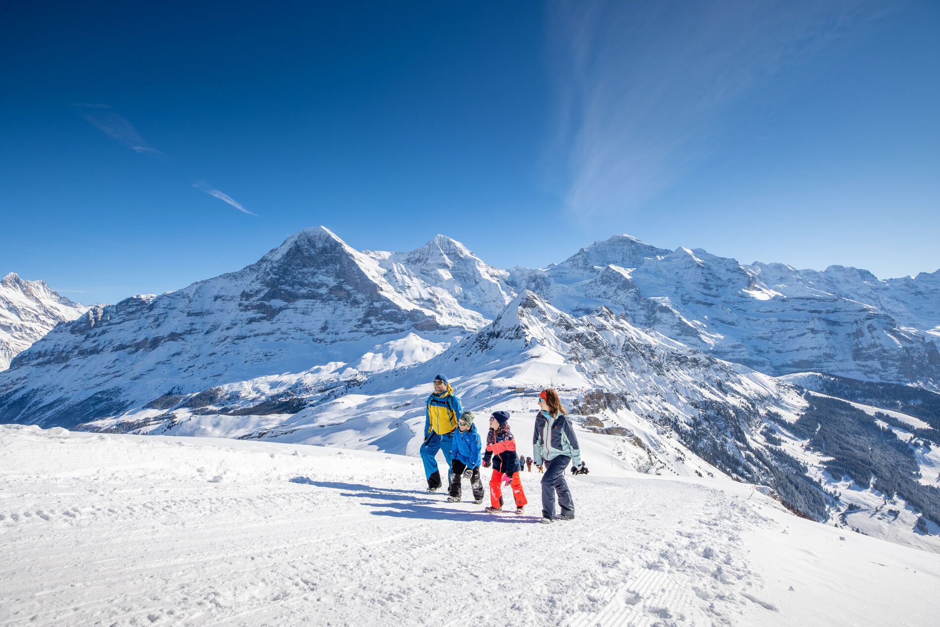 Männlichen Winterwanden