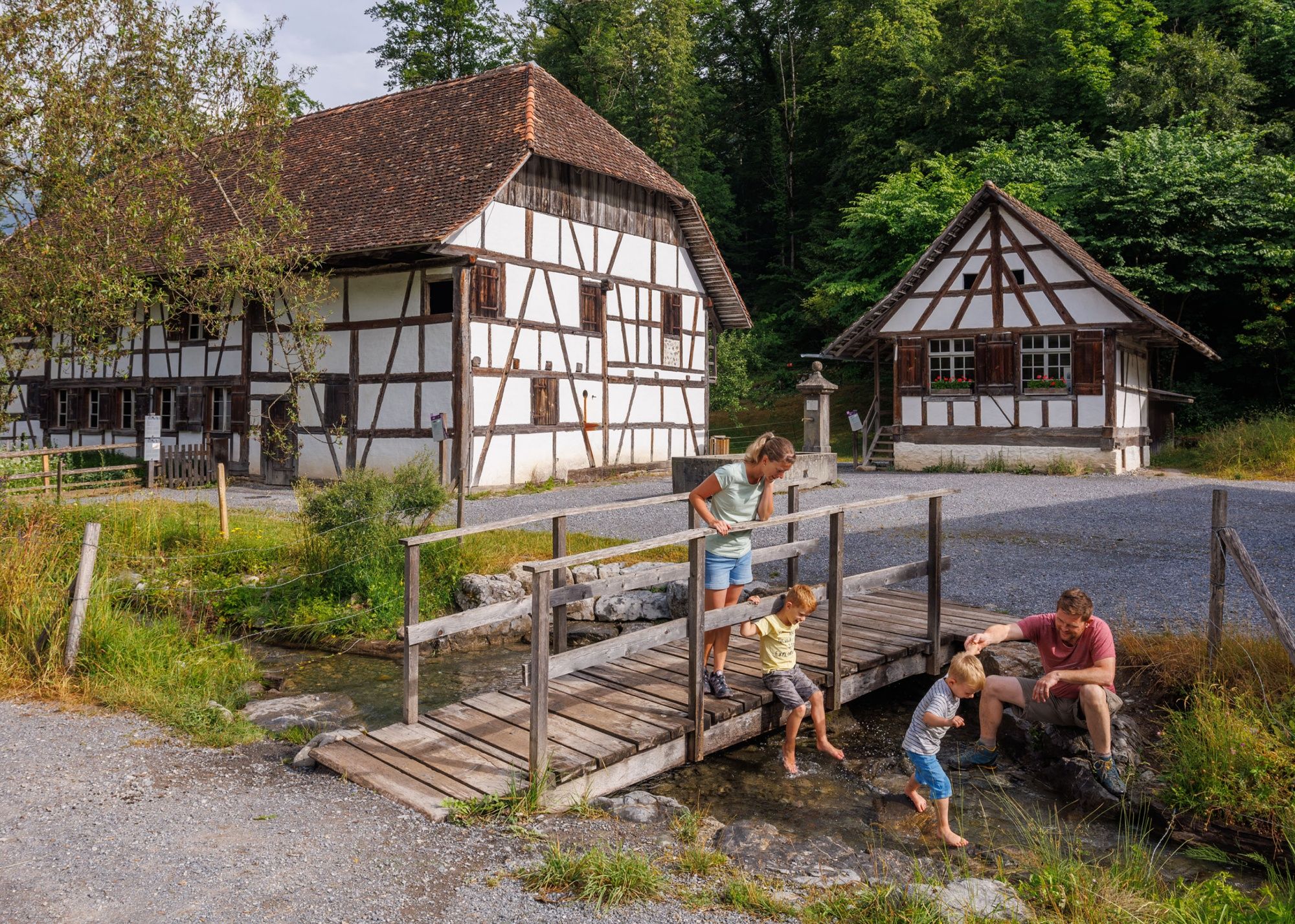 Ballenberg Häuser Familien