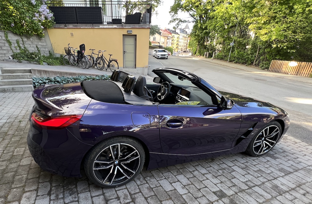 Snyggt bakparti BMW Z4