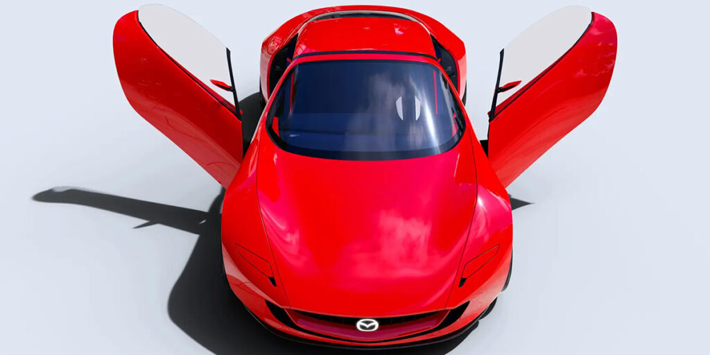 Mazda Iconic SP, en kompakt, klassiskt proportionerad sportbil