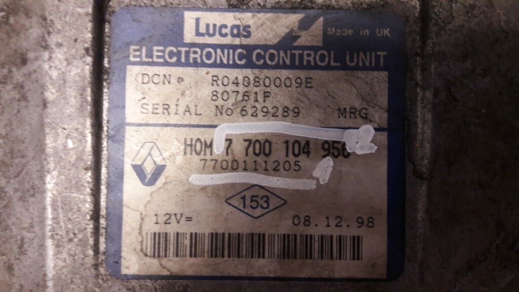 7700104956 komputer silnika Renault Clio II 1.9D