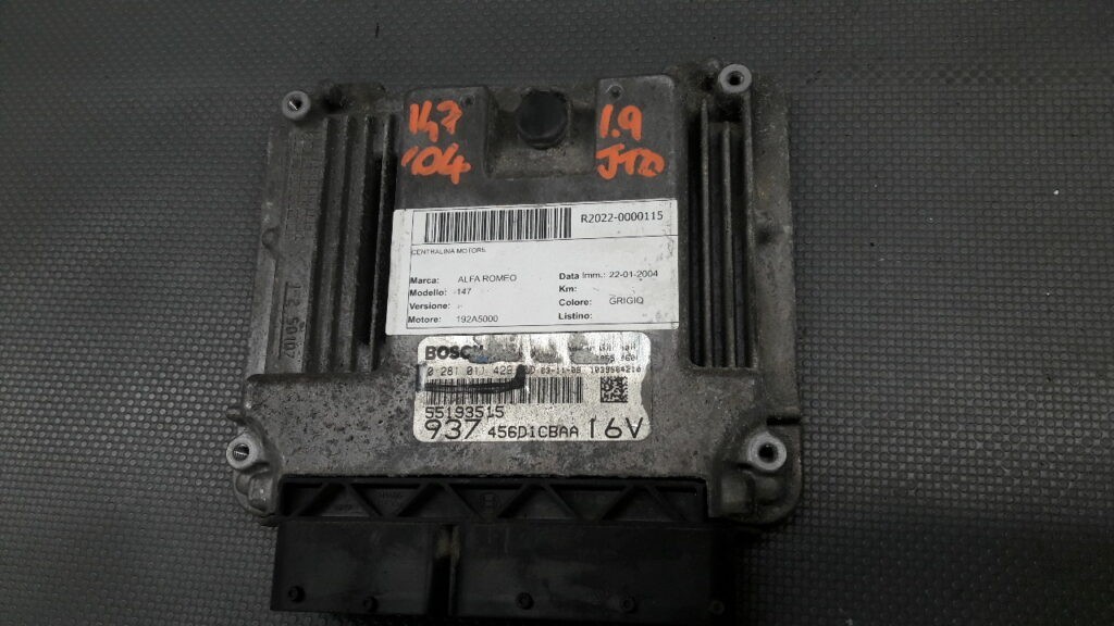 0281011429 sterownik silnika Alfa Romeo 147 1.9