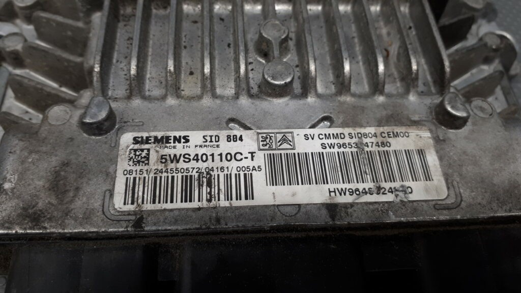 5WS40110C-T Sterownik Citroen C3 1.4 HDI02-05r