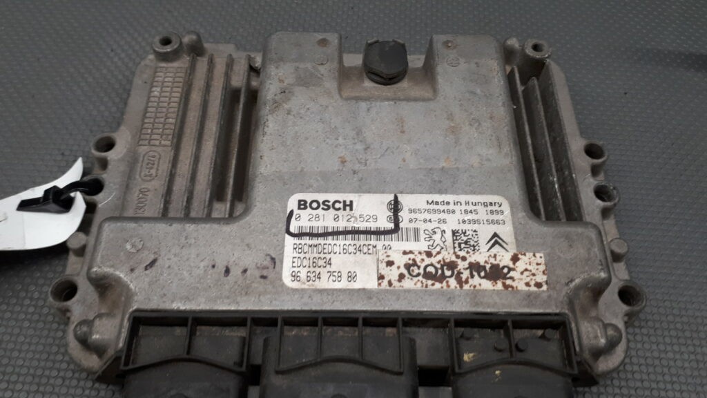 0281012529 Sterownik silnika Peugeot 207 1.4 HDI