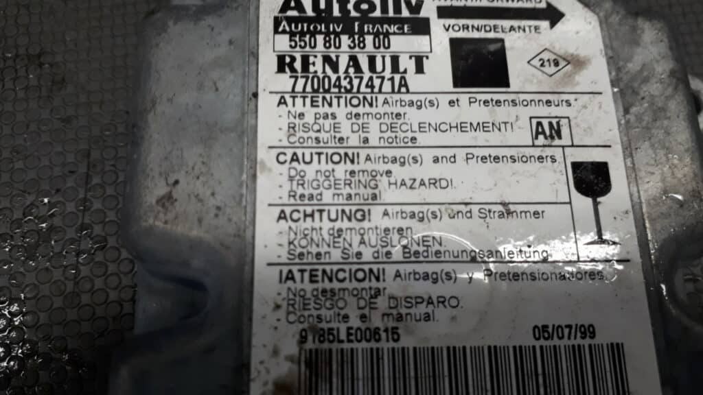 7700437471a moduł sensor poduszek Megane Scenic I lift 99-03