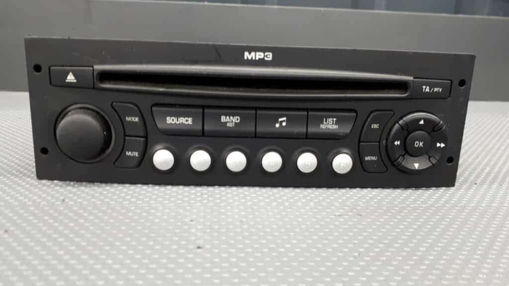 96645891XT radio MP3 Citroen Peugeot 307 C4
