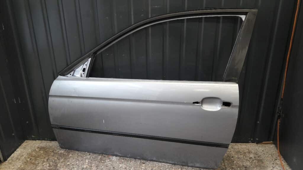 Drzwi lewy przód BMW E46 COMPACT SREBNE