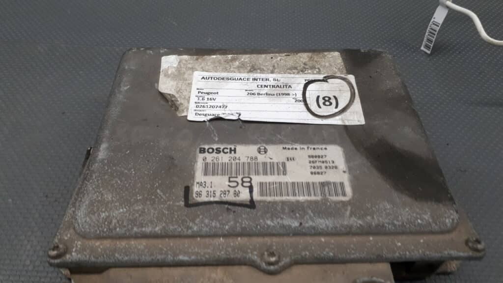 9631528780 Sterownik silnika Peugeot 206 Berlina 1.3 16V 03r