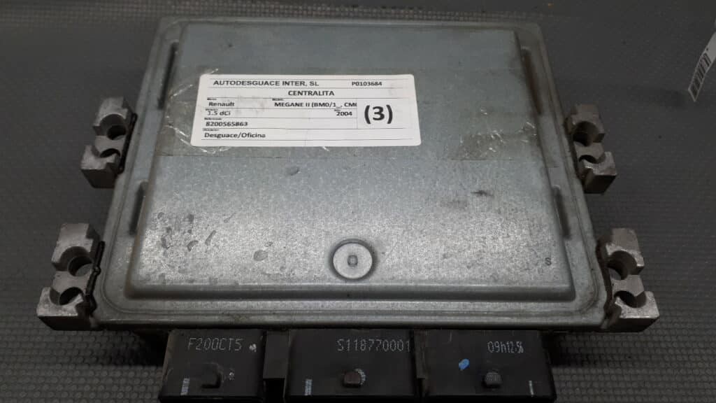 S122326109A Sterownik silnika Renault Megane II 1.5DCI 04r
