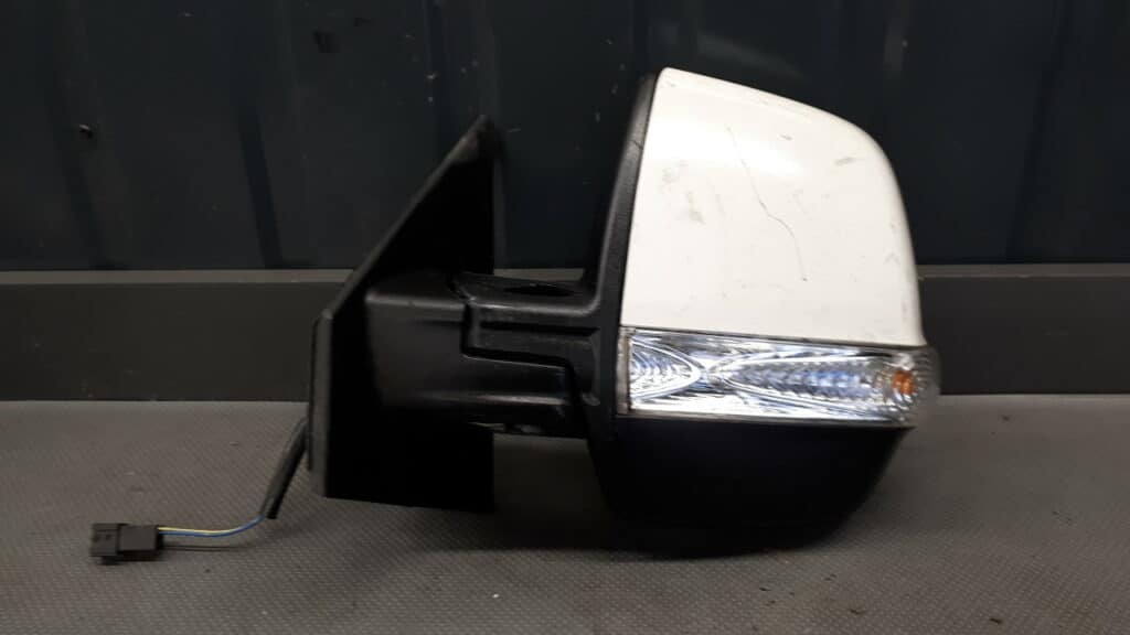 Lusterko lewe Fiat Dobloo II 2pin manualne białe