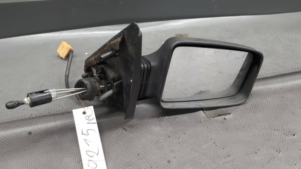 Lusterko prawe Peugeot 405 manualne 2pin czarne EU