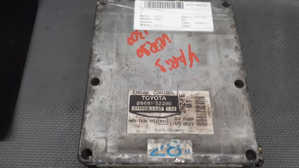 89661-52280 sterownik silnika TOYOTA YARIS VERSO 1.3 VVTI