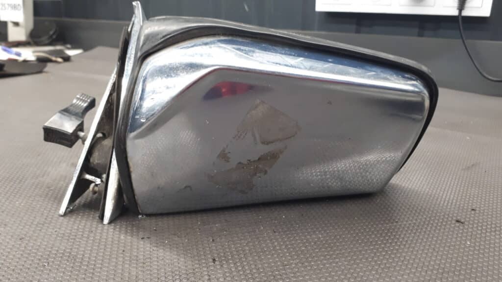 lusterko lewe mercedes w123 chrom manualne