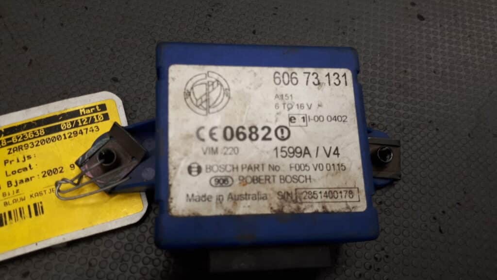60673131 Moduł sterownika ALFA ROMEO 156 1.9 jtd
