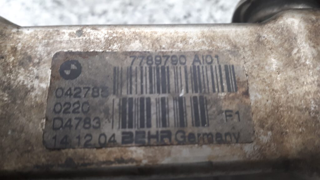 7789790 chłodnica spalin BMW E46 2.0