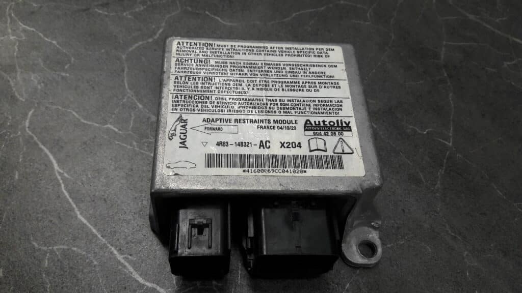 4R83-14B321-AC Moduł Sensor Airbag Jaguar S-Type