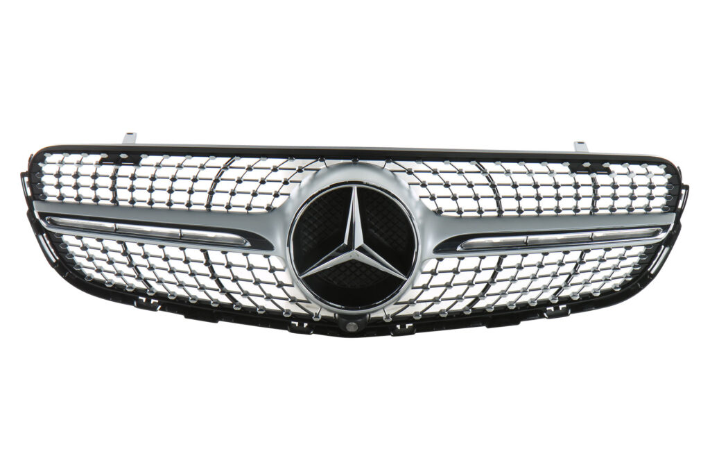 A2538880100 Grill atrapa Mercedes A205 GLC Diamenty srebrny Kamera