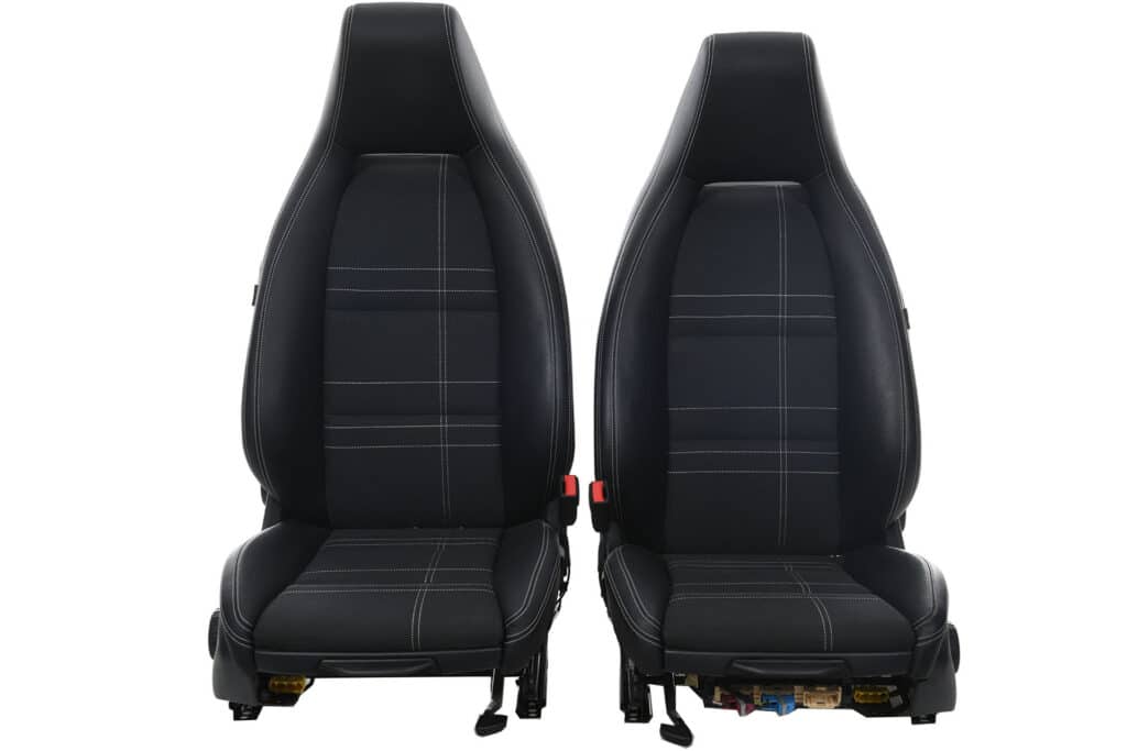 Komplet środek fotele Mercedes GLA A159 9H77 - Czarny