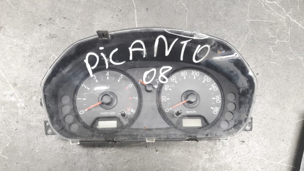 7713-0740 zegar licznik kia picanto I lift 1.1 2008 pękniete
