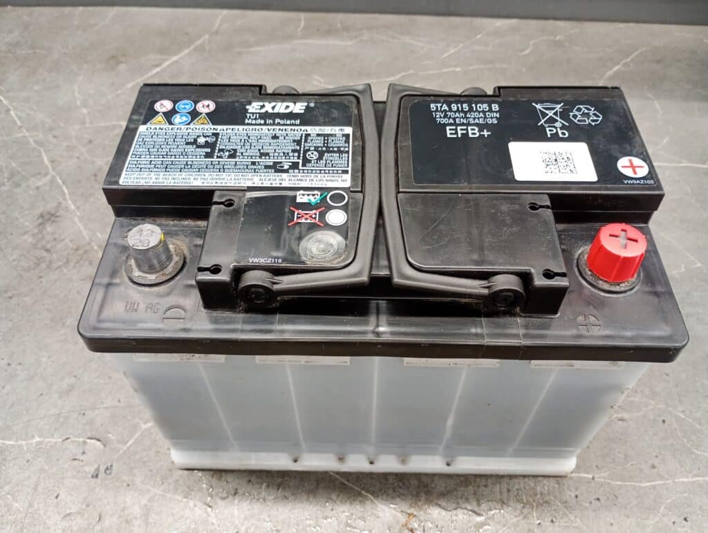 5TA915105B Alumulator VW SKODA 12V 70AH 420A
