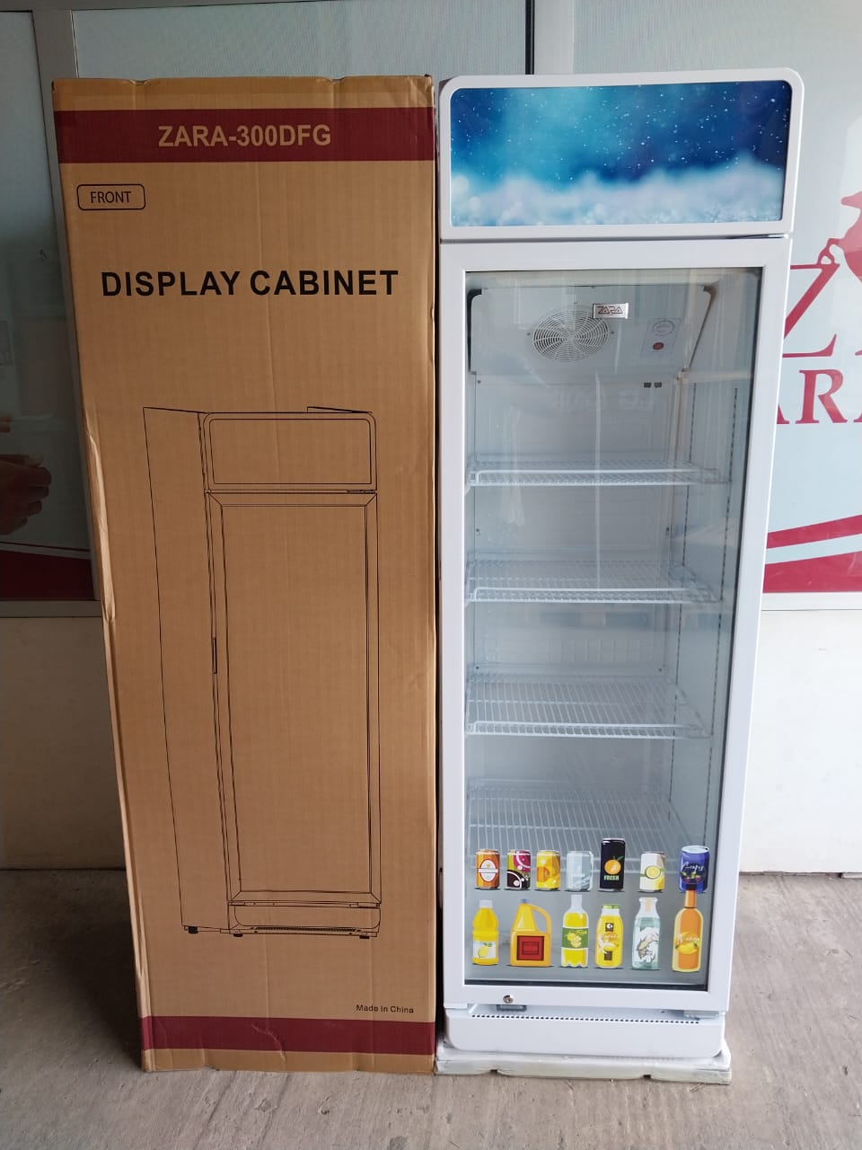 ZARA Commercial Display Cabinet Refrigerator