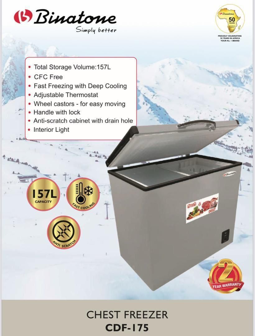 Binatone 157L Chest Freezer (CDF-175)